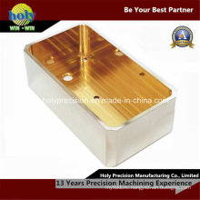 CNC Machining Brass Parts with Glossy Nickel Plating Finish